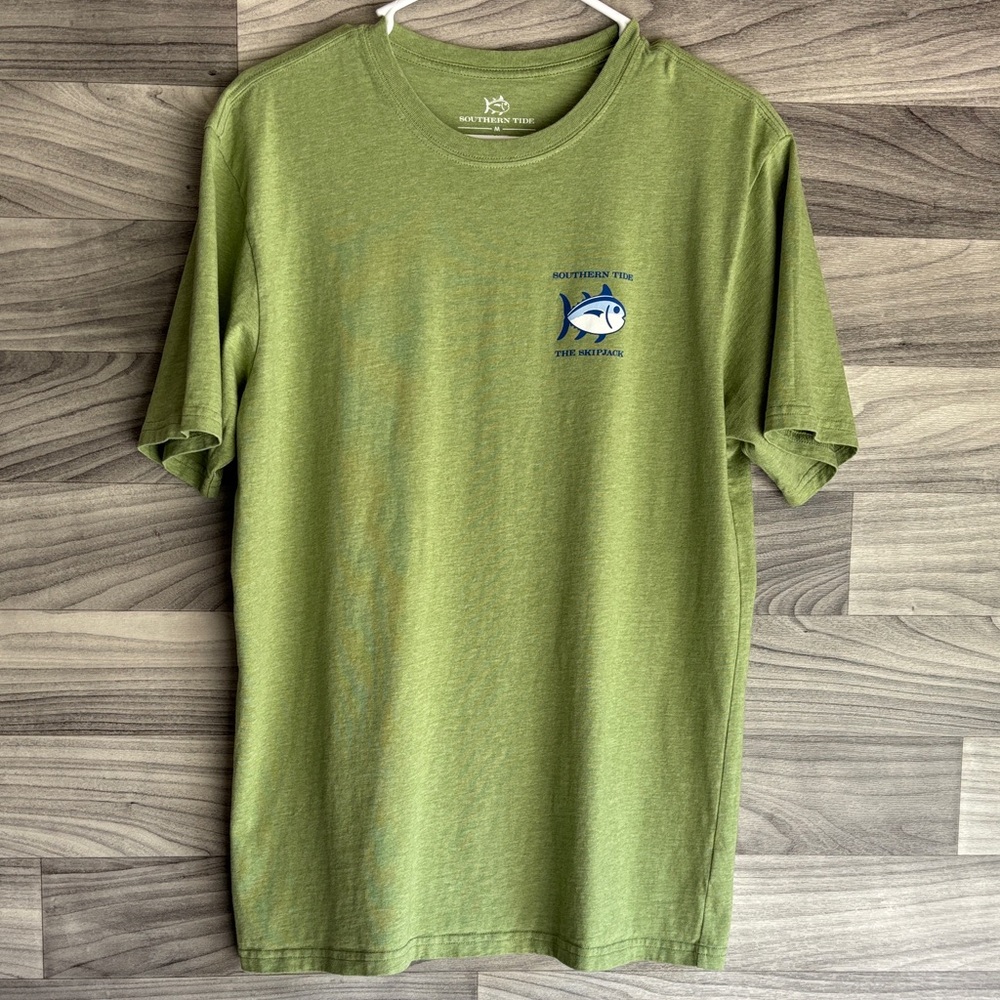 Southern Tide Olive Short Sleeve Tee
